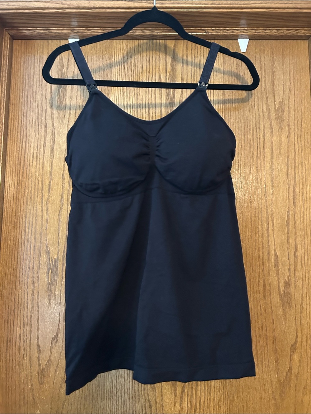 Kindred Bravely Black Nursing Cami with Adjustable Straps